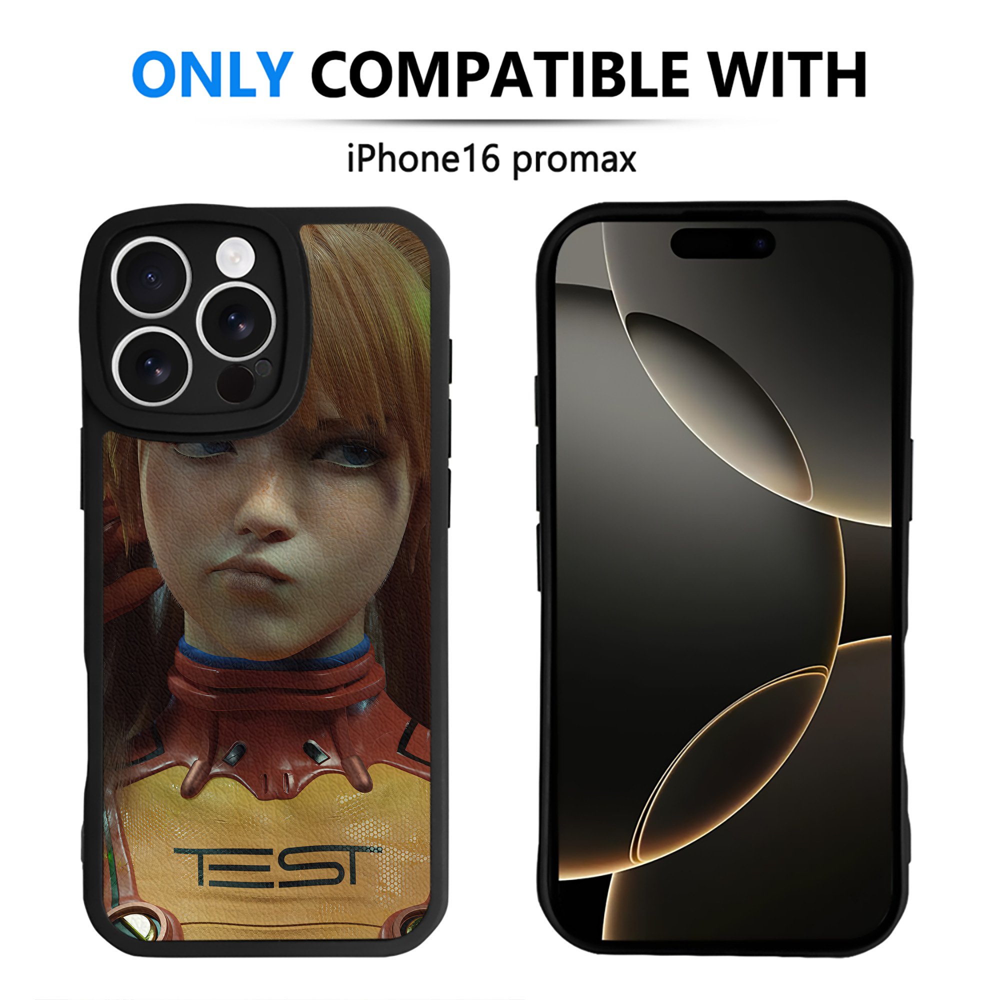 （画像用） EVA 新世紀エヴァンゲリオン 【iPhone 16シリーズ対応】シリコンスマホケース（レザー調） 材質：シリコン